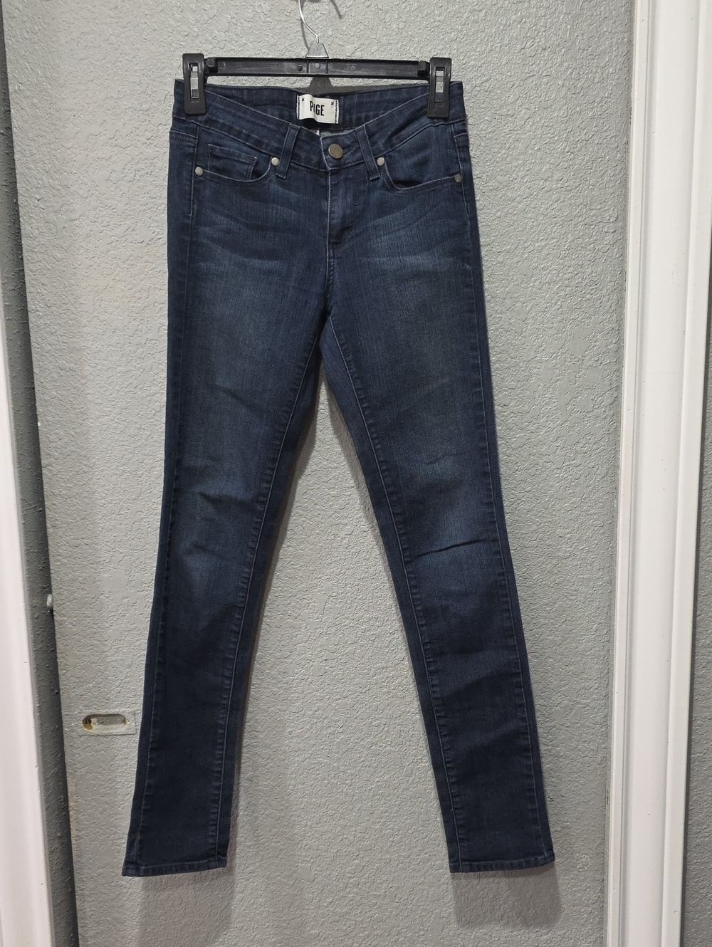PAIGE Navy Indigo Skinny Jeans